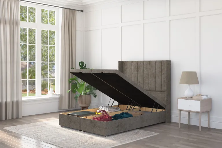 Madrid Storage Ottoman Bed | Affordable Luxury Storage Beds | GB Beds 2
