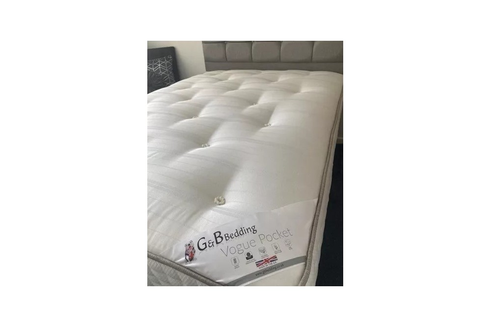 Vogue Medium or 1000 Pocket Spring Mattress | GB Bedding