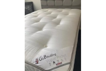 Vogue Medium or 1000 Pocket Spring Mattress | GB Bedding