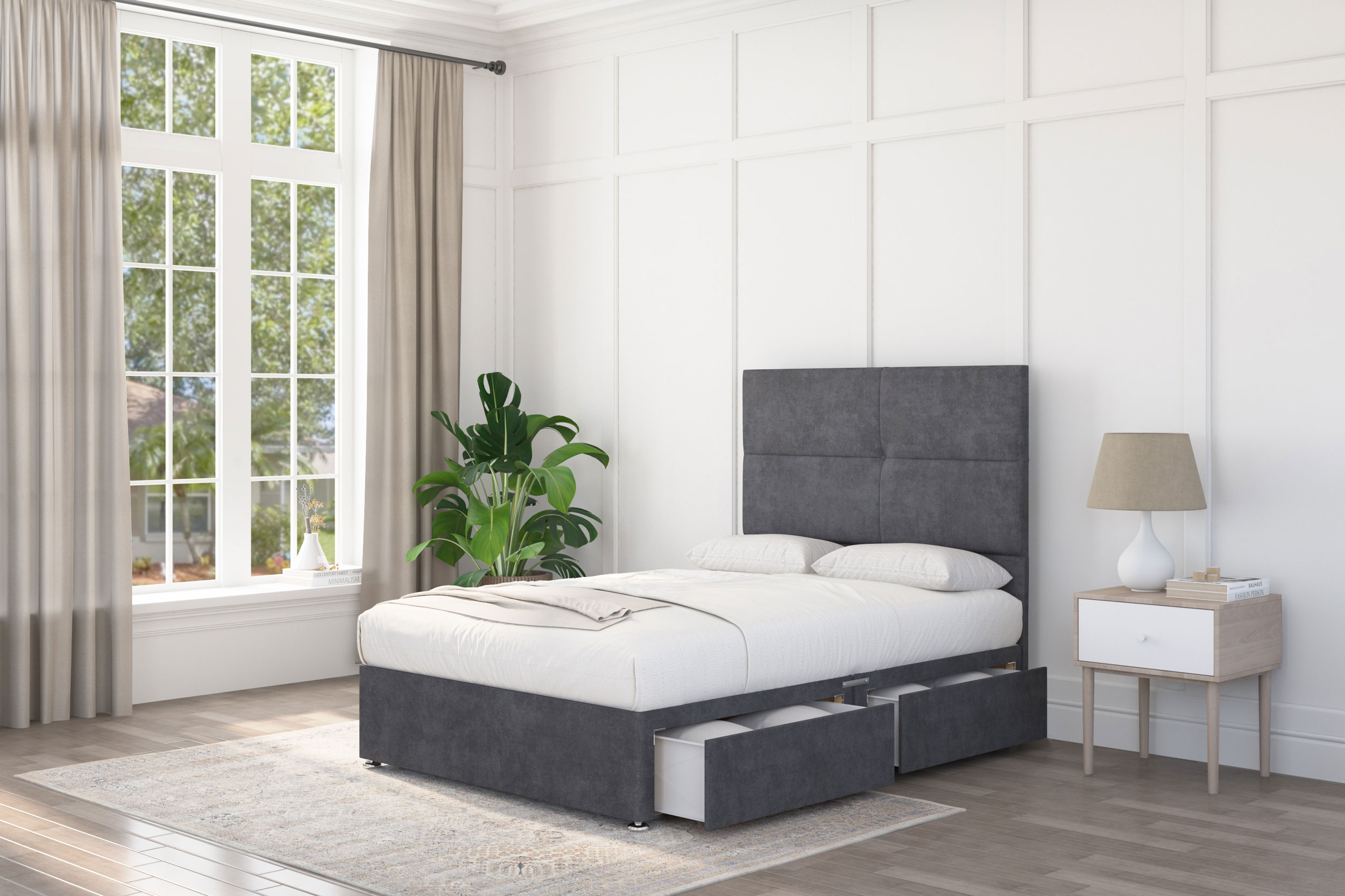 Milano Divan Bed Set with Mattress | GB Beds