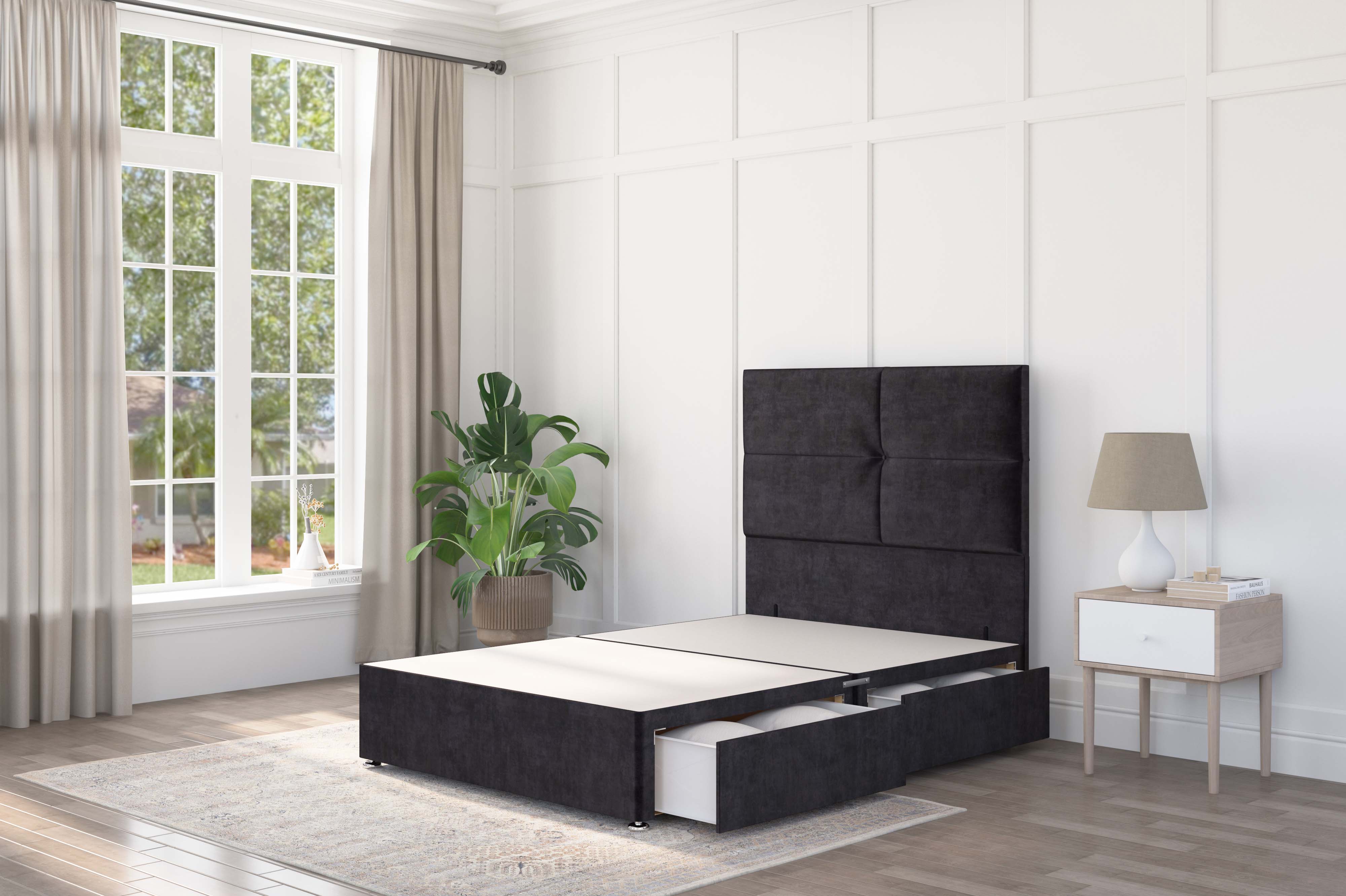 Milano Divan bed | Affordable Luxury Storage Beds | GB Beds